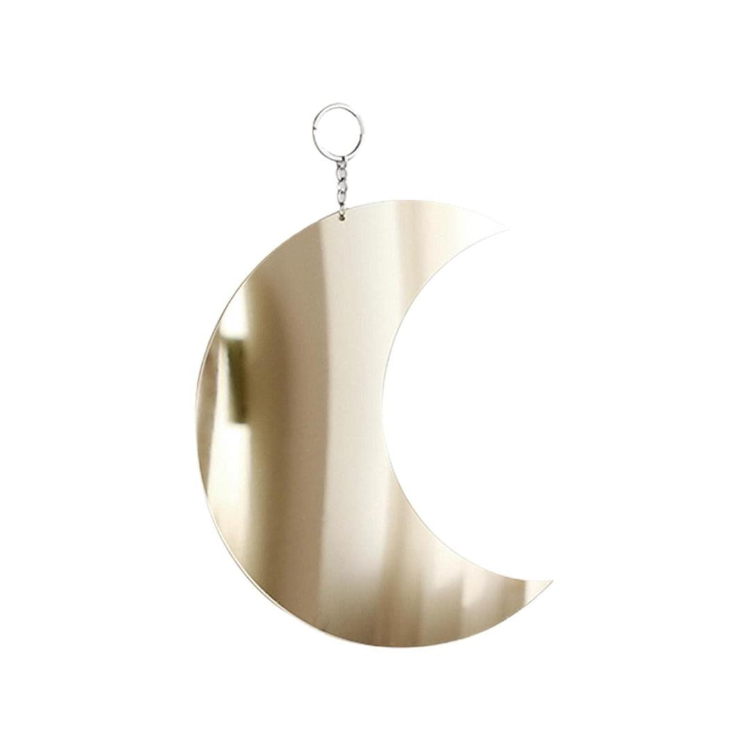 2 Pcs 12-Inch Acrylic Moon Wall Hanging