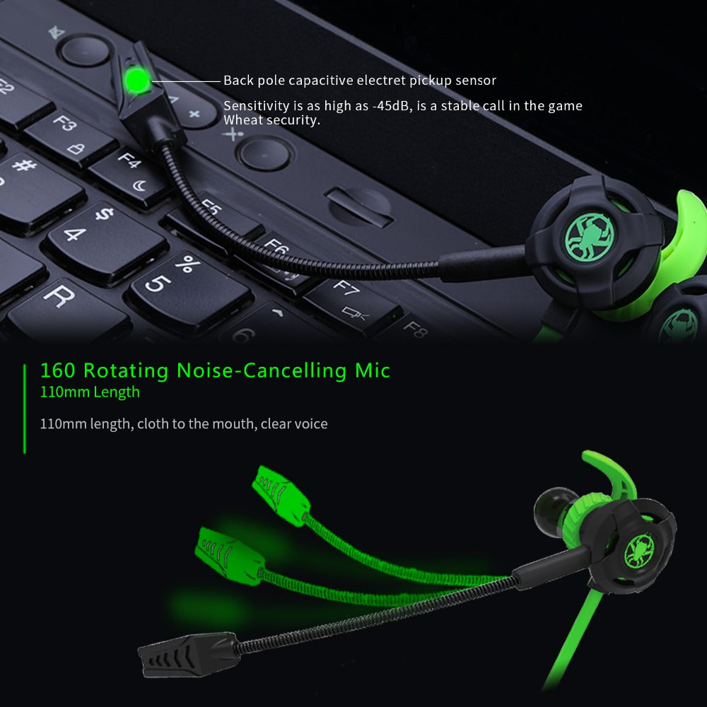 Shuangmai Computer Gaming Headset - Green