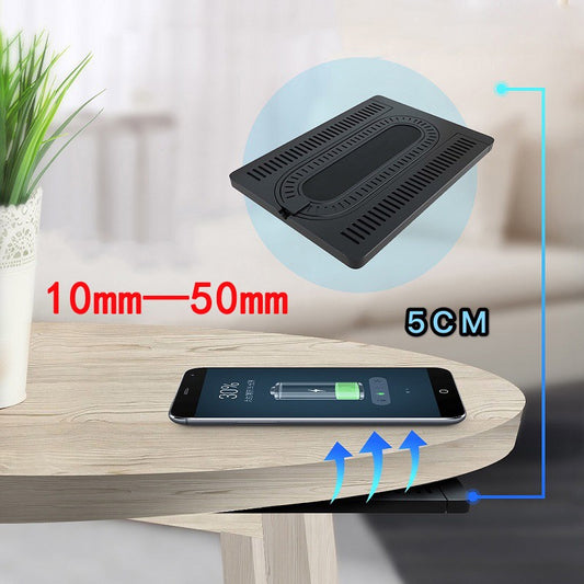 Hidden Desktop Wireless Phone Quick Charger Set