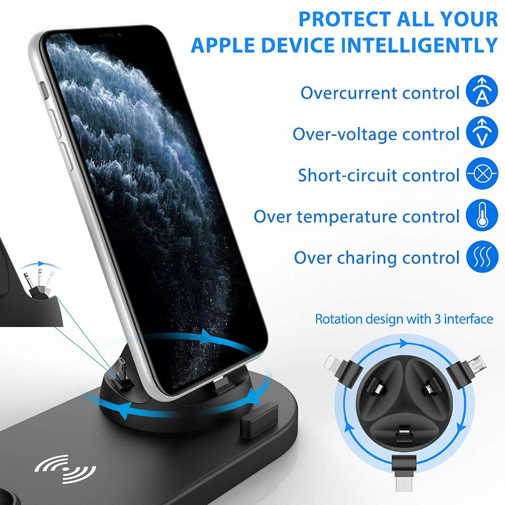 Compatible With Apple, Three-in-one Charging Watch Holder for iwatch Aripods